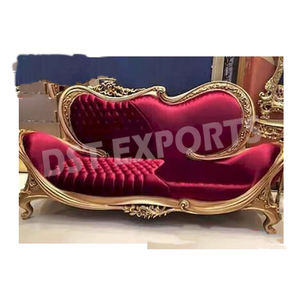 Sofá de boda de nuevo diseño a la venta, lujoso conjunto de sofá de boda para novia y novio, sofá de dos plazas para boda india - Product Image 1