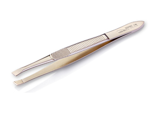 Pince à épiler en acier inoxydable T-09, outil de beauté pour l'application des ongles dans un ensemble de manucure, produit d'exportation - Product Image 1
