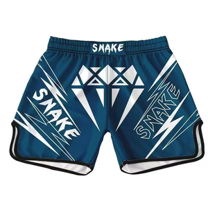 Comprar último diseño personalizado al por mayor de pantalones cortos de boxeo de alta calidad de impresión profesional uniforme de boxeo Unisex OEM logotipo personalizado uniforme - Product Image 5