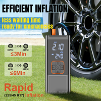 Compresseur d'air sans fil rechargeable pour voiture, moto et vélo, pompe à air sans fil 150 PSI pour gonflage des pneus