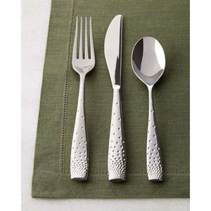 Ensemble de couverts modernes en acier inoxydable faits à la main couverts couverts avec miroir polonais accessoires de cuisine fantaisie fournitures - Product Image 2