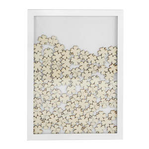 Libro de Visitas para Boda en Marco con Hojas de Trébol para Escribir Mensajes - Product Image 2