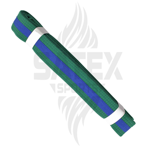 Ceinture de karaté personnalisée de haute qualité, best-seller, pour les arts martiaux (taekwondo, jiu-jitsu), polyester/coton, durable, séchage rapide - Product Image 1