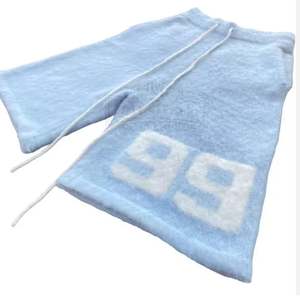 กางเกงขาสั้นสำหรับผู้ชายสีตัดกันทำจากปากีสถาน - Product Image 3