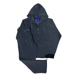 Haute qualité hommes fermeture éclair à capuche et joggeurs formation Jogging porter hommes vêtements de sport survêtement survêtements coton deux pièces ensembles - Product Image 6