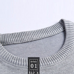 Sweat-shirt respirant écologique à manches longues 100% coton pour hommes de haute qualité avec design personnalisable pour la vente d'automne - Product Image 2