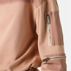 Sudadera de mujer transpirable impresa personalizada con logotipo de marca OEM Streetwear Look fabricante de etiqueta privada para el invierno - Product Image 3