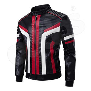 Veste en cuir vintage pour homme, coupe-vent et réversible, logo personnalisable sur le devant, vente flash - Product Image 2