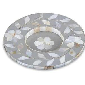 Dessous de verre en incrustation d'os fabriqués à la main Sous-verres décoratifs abordables pour café thé et usage domestique Dessous de verre en incrustation d'os élégant - Product Image 4