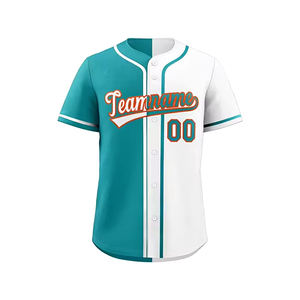 Gran oferta 2024, camisetas de béisbol personalizables, ropa deportiva transpirable con sublimación de Color de estilo informal al por mayor - Product Image 1