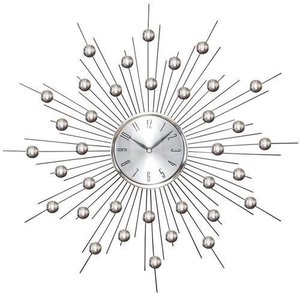 Antique Selling Iron <b>Clock</b> Wall <b>Art</b> Hotel Home Office Bedroom Handmade Decorative Geometric Floral Design Luxury Metal Wall - Product Image 1