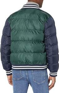 Chaquetas universitarias atractivas al por mayor, chaquetas universitarias OEM, chaqueta de talla grande personalizada para hombre, cuero bordado de estilo largo para invierno - Product Image 2