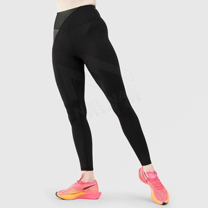 Pantalones de yoga sin costuras con estampado de logotipo deportivo para mujer, mallas ajustadas con estampado de logotipo para ropa deportiva - Product Image 3
