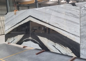 แพนด้าที่สวยงามหินอ่อนหินแกรนิตสีขาวอินเดียสำหรับตกแต่งบ้านห้องนั่งเล่นใช้กลางแจ้งผนังด้านหลังเคาน์เตอร์และพื้น - Product Image 5