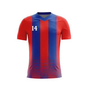 Ventes en gros des meilleurs fabricants et fournisseurs de maillots de football, conception personnalisée de votre propre maillot de football par sublimation - Product Image 2