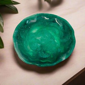 Résine époxy faite à la main de qualité supérieure avec bols en bois de manguier bol à salade design moderne et fêtes de mariage d'Inde - Product Image 5