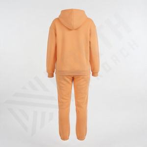 Conjunto Deportivo de Invierno Personalizable para Mujer, Sudadera con Capucha y Cremallera, 2 Piezas, 100% Algodón, Felpa Premium, Ropa Deportiva para Gimnasio y Fitness - Product Image 2