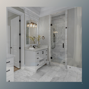 Stylish 500W Frameless Infrared Glass <b>Mirror</b> Heater Square Panel Energy-Efficient Overheat Protection Lighting for Bathrooms - Product Image 2