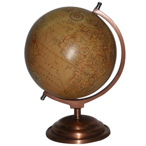 Antique Design Aluminium Craft Globes Desktop Globe Luxury Item Indian Handicraft Item <b>Home</b> <b>Decorative</b> <b>Gift</b> Item High Quality - Product Image 3