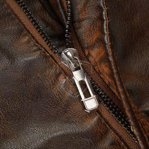 Uso al aire libre Chaqueta de invierno Venta al por mayor Chaqueta de cuero transpirable Más vendidos Precio barato Chaqueta de cuero para hombres - Product Image 3