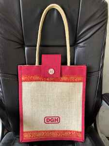 Sac fourre-tout de mariage en toile de jute personnalisé avec logo, de haute qualité, vente chaude en Inde, 2025, écologique, taille moyenne, sac de shopping - Product Image 6