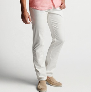 กางเกงยีนส์สกินนี่ย้อมสีขาวสำหรับผู้ชายแฟชั่นใหม่ - Product Image 3