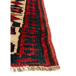 พรมขนสัตว์ถักมือสีเบจน้ำตาลลายเรขาคณิต Kiaan สำหรับห้องนั่งเล่น รุ่น Paem-548 ขนาดใหญ่ เหมาะสำหรับตกแต่งทางเดิน - Product Image 4