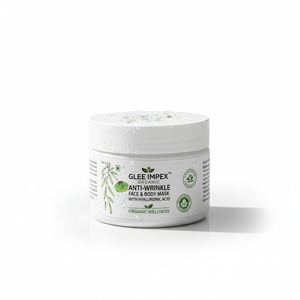 Mascarilla Facial y Corporal en Polvo Orgánica Antiarrugas Glee Impex con Ácido Hialurónico para una Piel Reafirmante y Juvenil, Paquete Familiar Jumbo - Product Image 2