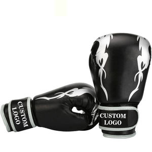 Guantes de boxeo de cuero PVC/PU personalizados para adultos de 6oz a 16oz de tamaños para entrenamiento y lucha MMA OEM aceptable - Product Image 4