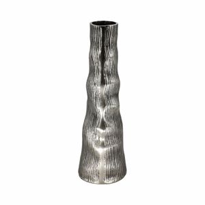 Vase en aluminium de luxe, finition haut de gamme, décoration d'intérieur, affichage artistique, raffiné, élégant, léger, durable - Product Image 5