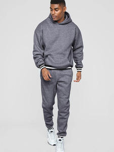 Sudaderas con capucha de lana de algodón con cremallera Unisex, conjuntos de pantalones de chándal de talla grande, chándal de invierno, diseño personalizado, técnicas impresas, transpirables - Product Image 5