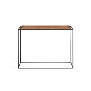 Plateau de service en métal d'inspiration antique pour console ou tables basses revêtement en poudre noir fini customize3df forme et taille - Product Image 5