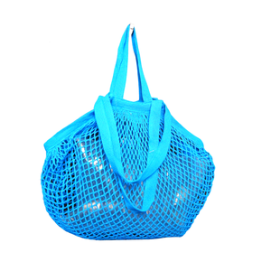Sac en filet à motif géométrique, certifié GOTS, personnalisable, très vendu, écologique, recyclable, couleur personnalisée, pour le transport - Product Image 2