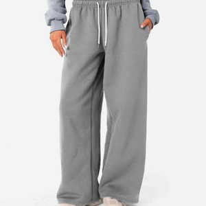 Pantalon de survêtement délavé à l'avant plat de conception personnalisée Baggy confortable de qualité professionnelle pour la taille moyenne du printemps - Product Image 6