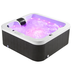 Spa extérieur <span class=keywords><strong>de</strong></span> qualité commerciale pour 6 personnes, idéal pour les hôtels et les centres <span class=keywords><strong>de</strong></span> villégiature, en acier inoxydable renforcé avec filtration haute capacité. - Product Image 5