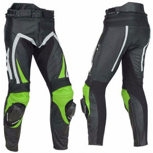 สีเขียวที่กำหนดเองรถจักรยานยนต์กางเกงกับเข่าเลื่อนและแข่งคุ้มครอง - Product Image 1