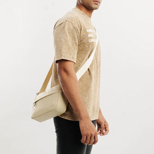 Camiseta extragrande de algodón con estampado de logotipo personalizado de alta calidad para hombre, camiseta de manga larga con patrón sólido al por mayor - Product Image 3