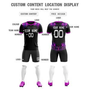 Uniformes de Fútbol de Manga Corta de Alta Calidad en Oferta para Niños, Camisetas de Fútbol para Hombre con Diseño Impreso por Sublimación, Servicio OEM - Product Image 4