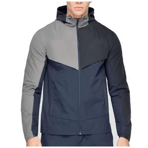 Veste coupe-vent imperméable à coquille souple pour hommes avec logo personnalisé 100% nylon pour les activités de plein air d'hiver Veste de pluie pour hommes - Product Image 1