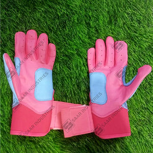 Latest Design Long Short Cuff Polyester/Cotton Ambidextrous Durable Baseball Softball Training Gloves Unique <b>Batting</b> Gloves - Product Image 6