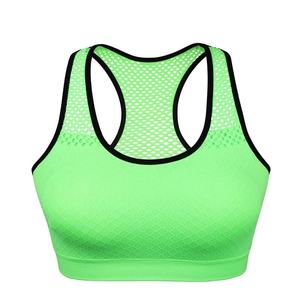 Hollow Out Yoga Shirt Tank Top Transpirable Yoga Gym TopQuick Dry Mujeres Sujetador deportivo Top Seamless Running Workout Crop Tops OEM - Product Image 1