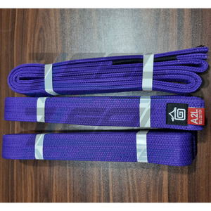 เข็มขัดพรีเมี่ยม BJJ Jitsu ผ้าคอตตอน100% Jitsu Jitsu วัสดุเสื้อแจ็กเก็ตไข่มุกแท้ออกแบบได้ตามต้องการผลิตในปากีสถาน - Product Image 2