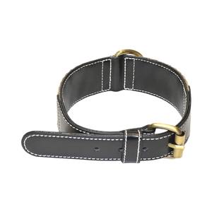 Collar de Cuero Artesanal de Alta Calidad para Perro, Suave, con Rayas, Ajustable, Ligero, Duradero, Personalizado, Colorido, a la Moda, Tamaño Mediano - Product Image 3