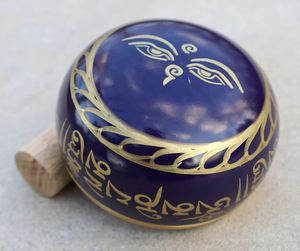 Cuenco de Canto de Nepal al por mayor, cuenco de sonido de Buda para meditación de Yoga, cuenco curativo de sonido de cobre puro, decoración - Product Image 5