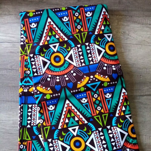 Impresión de cera Africana personalizada y tela holandesa de algodón Ankara Abuja calidad superior para ropa de moda y usos creativos - Product Image 1