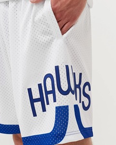 Directo de fábrica de talla grande sublimación pantalones cortos de baloncesto de secado rápido Vintage bordado tiros industria deportiva - Product Image 4
