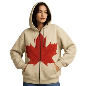 Sweat à capuche oversize en molleton épais pour homme, 100% coton, cordon de serrage, style Y2K, double glissière, poche kangourou, tenue d'hiver respirante, haute qualité - Product Image 1