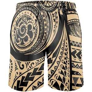 OEM ODM Maillot de bain de haute qualité avec logo personnalisé Pantalon court de plage résistant à l'eau pour hommes Style décontracté Design graphique par sublimation - Product Image 3