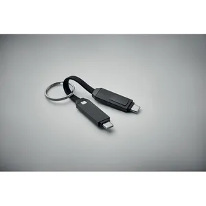 KEYSTO Personalized Promotional Keychains & Carabiners Keychain with <b>Charging</b> <b>Cable</b> Gadgets for Personal Use or Business - Product Image 2