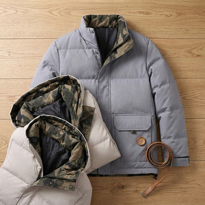 Veste coupe-vent légère à capuche pour homme, résistante à l'eau et respirante, idéale pour les voyages, la marche en extérieur et l'usage quotidien décontracté. - Product Image 2